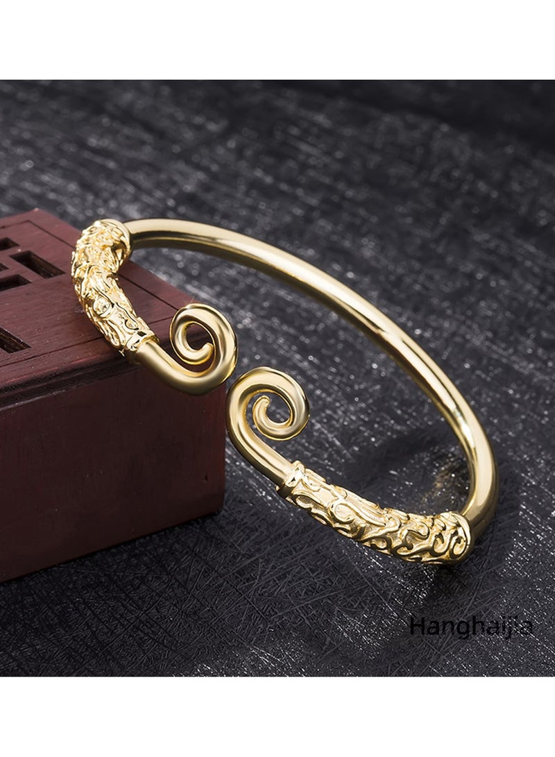 Hanghaijia Unisex Vintage Monkey King Wukong Buddhist Tightening Spell true love forever Bracelet - Image 3