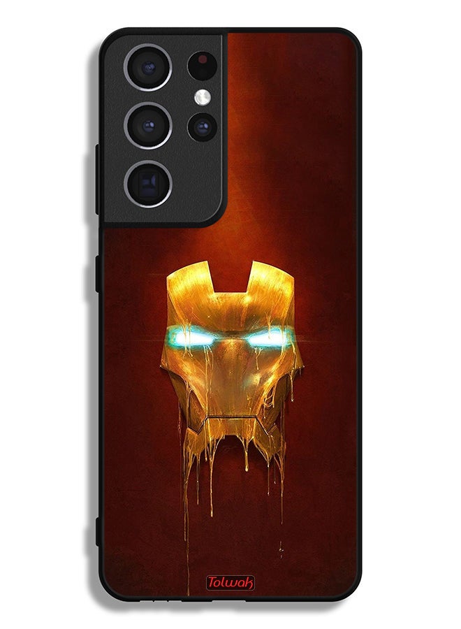 Tolwak Samsung Galaxy S21 Ultra 5G Protective Case Cover Iron Man Marvel Comics - Image 3