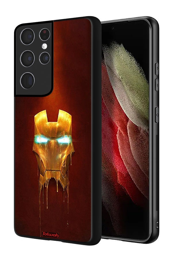 Tolwak Samsung Galaxy S21 Ultra 5G Protective Case Cover Iron Man Marvel Comics - Image 1
