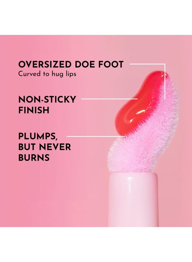 LAWLESS Forget the Filler Lip Plumping Line Smoothing Gloss - Cherry Vanilla - Premium Volumizing Lip Gloss with Natural Ingredients Designed to Plump, Firm, and Hydrate Lips 0.11 oz - Image 3