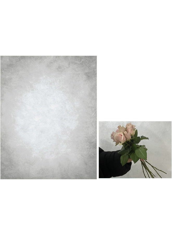 HMTFOTO 5x7ft Grey Portrait Photography Backdrops Solid Texture Abstract Photo Background for Photoshoot - Image 1