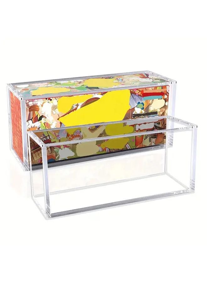 Transparent Acrylic Storage Box For Sneakers Collectibles Display Home Office Gift - Image 2