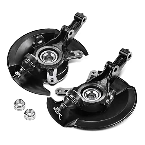 A-Premium 2x Front Left and Right Steering Knuckle Assembly Compatible with Honda Civic 2001 2002, 1.7L, Driver and Passenger Side - Image 1