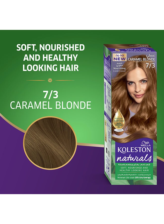 WELLA Koleston Naturals Hair Color 7/3 Caramel Blonde - Image 2