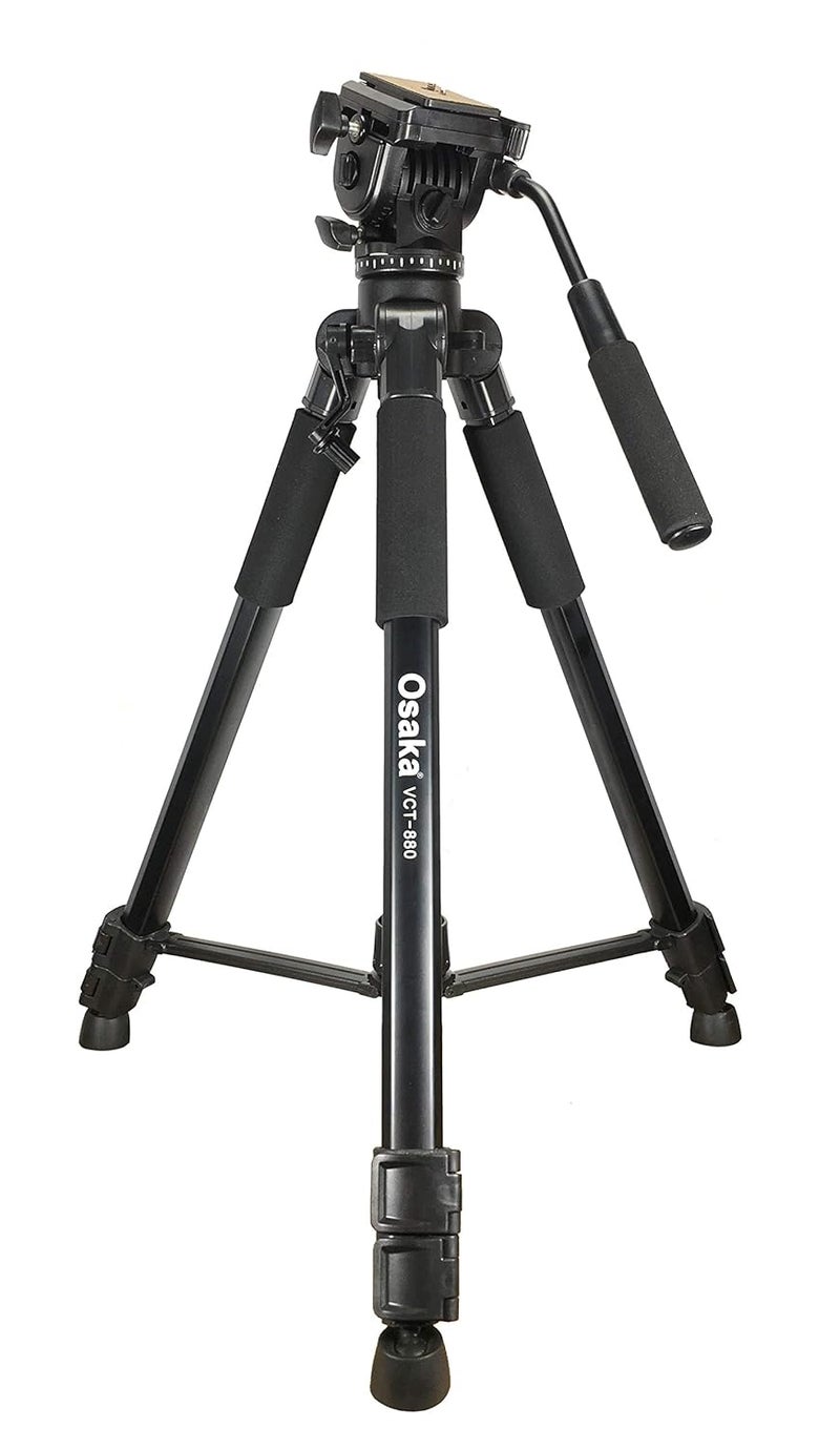Sonia Osaka VCT 880 Tripod with Bag for Digital SLR & Video Cameras (Load Capacity 5000 Grams) - Image 1