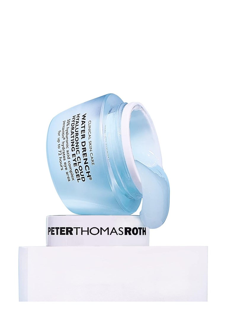 PETER THOMAS ROTH Peter Thomas Roth | Water Drench Hyaluronic Cloud Hydrating Eye Gel | Hyaluronic Acid Eye Gel With Caffeine, for Fine Lines, Wrinkles, Under-Eye Puffiness and Dark Circles  - Image 4