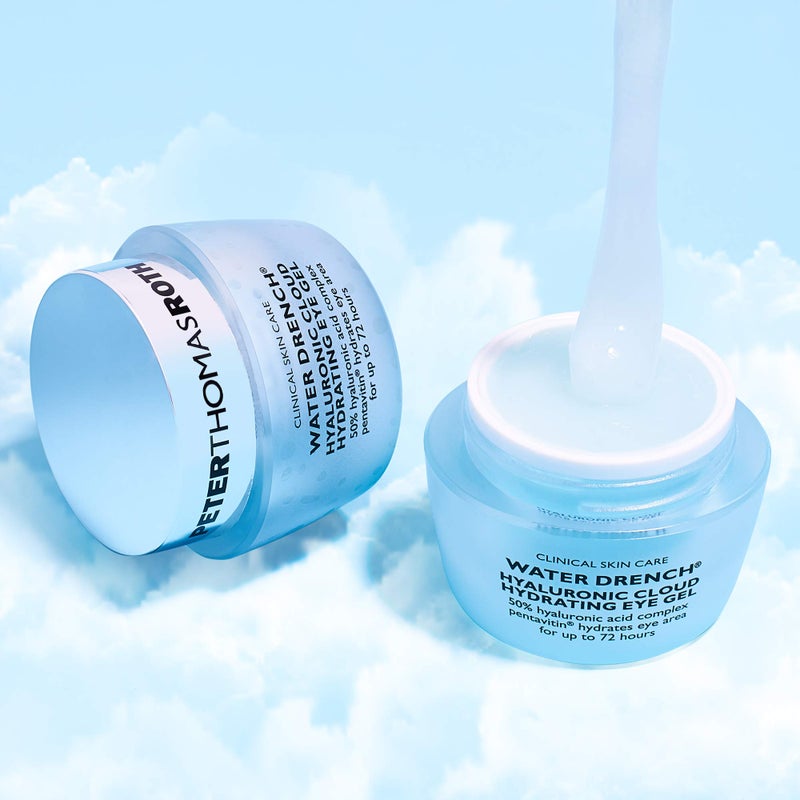 Peter Thomas Roth | Water DrenchÂ® Hyaluronic Cloud Hydrating Eye Gel | Hyaluronic Acid Gel With Caffeine, for Fine Lines, Wrinkles, Under-Eye Puffiness and Dark Circles - Image 4