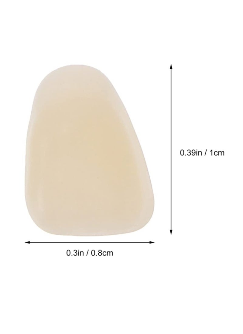FOMIYES FOMIYES Temporary Crown, 200Pcs Temporary Cap, Dental Acrylic Resin Temporary Crown Veneers Material Temporary Repair Kit Replacements for Missing Broken Fake Teeth Beige  - Image 4