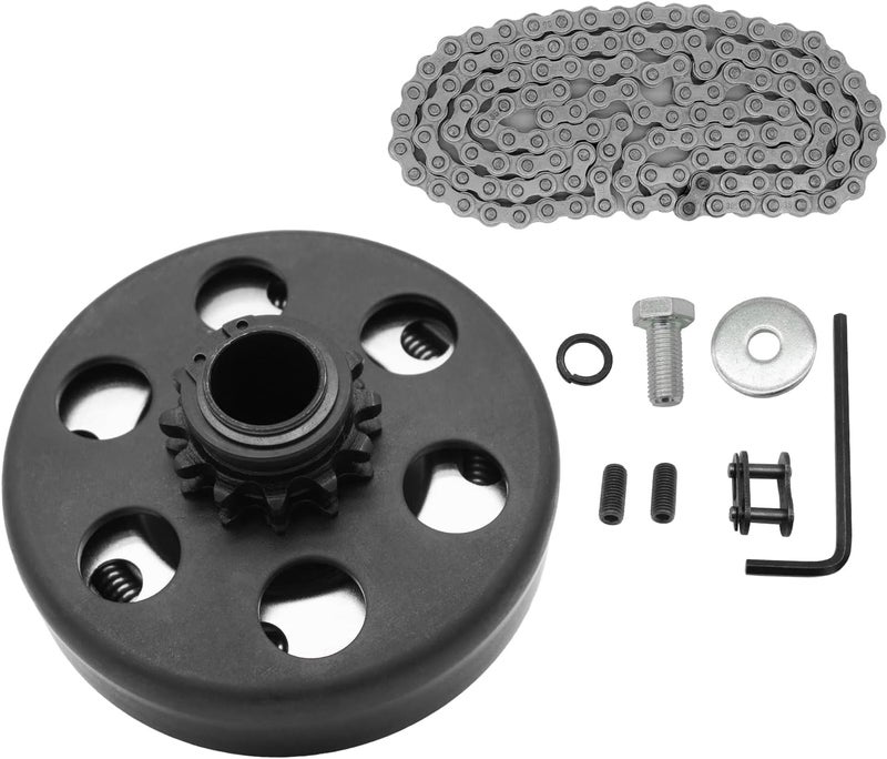 GYMMEDS Go Kart Clutch 3/4" Bore 12 Tooth with #35 Chain for Predator 212 and Honda Engines - Image 1