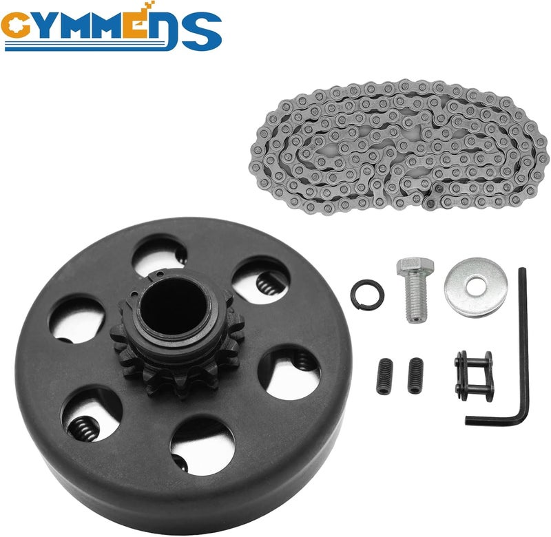 GYMMEDS Go Kart Clutch 3/4" Bore 12 Tooth with #35 Chain for Predator 212 and Honda Engines - Image 2