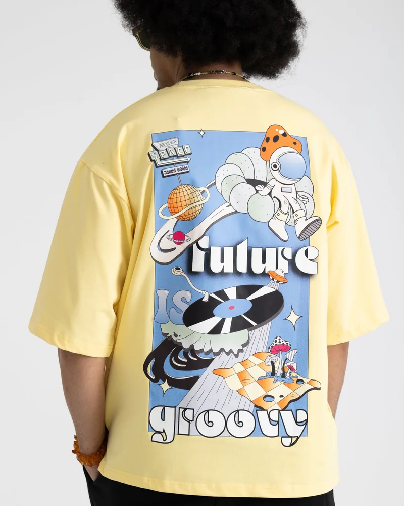 JOKES ASIDE Cosmic Groove T-shirt