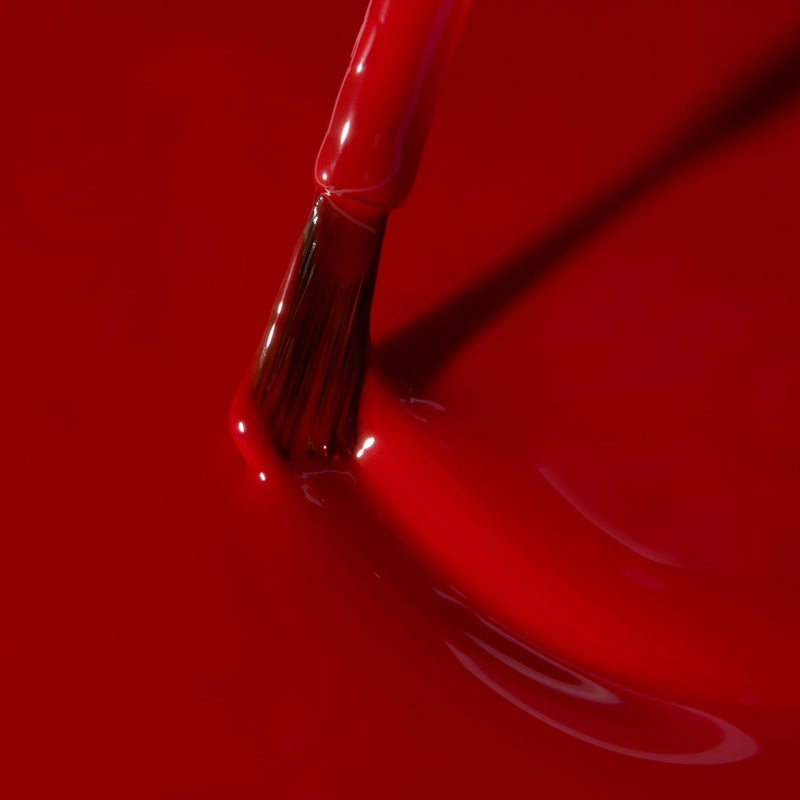 Dazzle Dry Nail Lacquer (Step 3) - Rapid Red - A full coverage classic true red. (0.5 fl oz) - Image 3