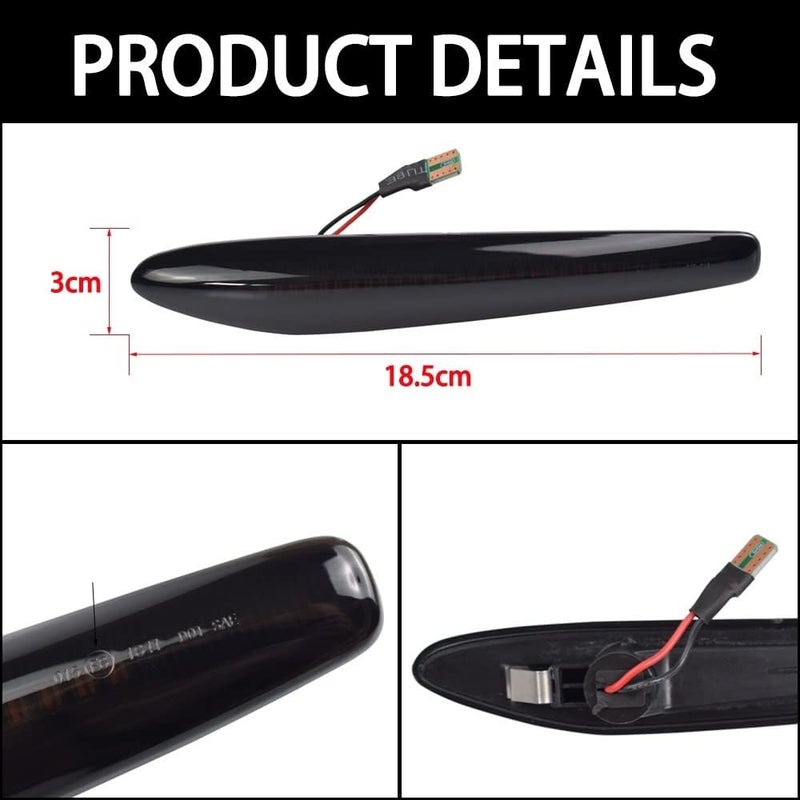 QASULER LED Sequential Turn Signal Light for Alfa Romeo - Image 5