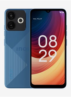 INOI A14 Experience, 4G, LTE, 6GB RAM 64GB ROM (2+4GB Memory Fusion), Octacore 1.6GHz, 6.5 Inch, HD+ Display, 13MP Camera with AI, Night Blue, Middle East Version, 777 days of warranty  - Image 1