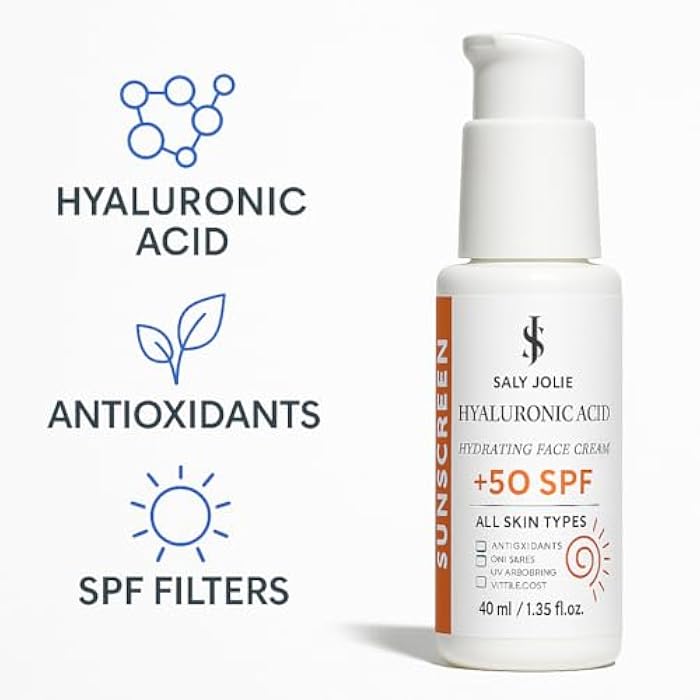 Saly Jolie Sunscreen 50 SPF + Hyaluronic Acid - Image 2