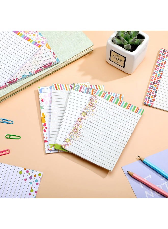 Junkin 8 Pack Fun Pattern Designs Pads Assorted Notepads Cute Paper Note Pads Small Scratch Memo Pad Funny Gifts Office Supplies for Women Work Desk Decor Shopping List Teachers Home Office, 8 Styles - Image 5