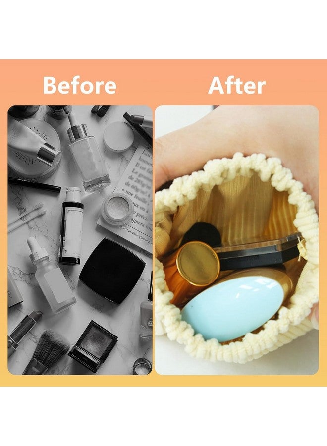 ZUSTPACK (3Pcs) Elastic Storage Bag, 3pcs Handbag Organiser, Elastic Hair Tie Organizer, Cosmetic Bag Handbag, Lipstick Organizer, Small Portable Purse for Women & Girls (Multicolor) - Image 5