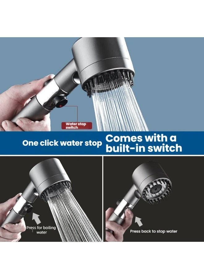 Upgraded Pressurized Handheld Showerhead Ideal for Home Bathroom Use - Image 3