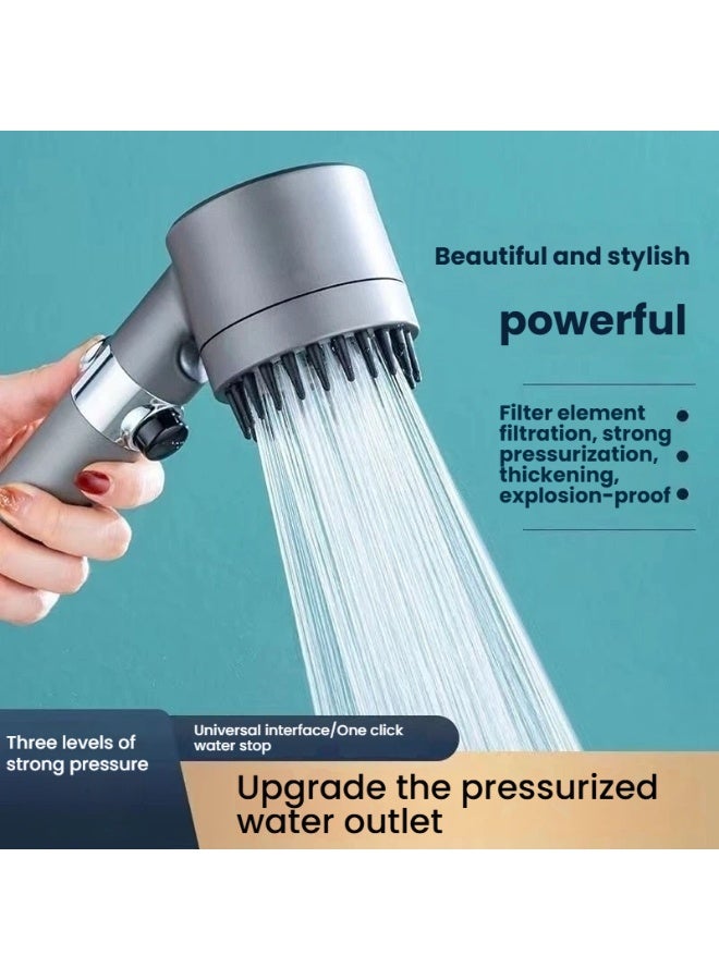 Upgraded Pressurized Handheld Showerhead Ideal for Home Bathroom Use - Image 1