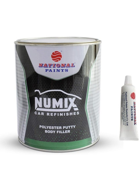 Numix Polyester Putty Grey (3.6 KG) For Car Body Scratches