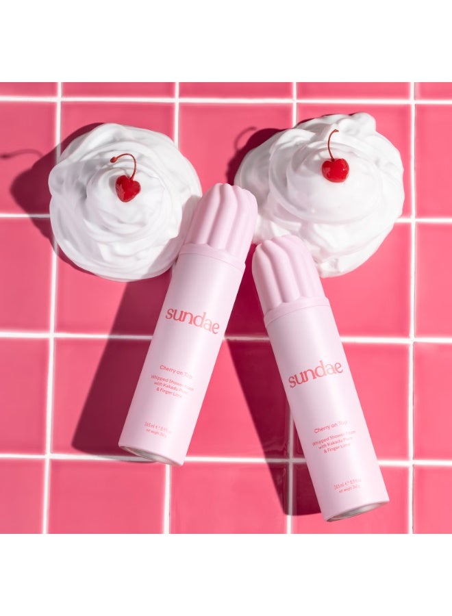سنداي رغوة الاستحمام المخفوقة برائحة الكرز من SUNDAE مع البرقوق الكاكادو والليمون الأخضر 265 مل - Image 3