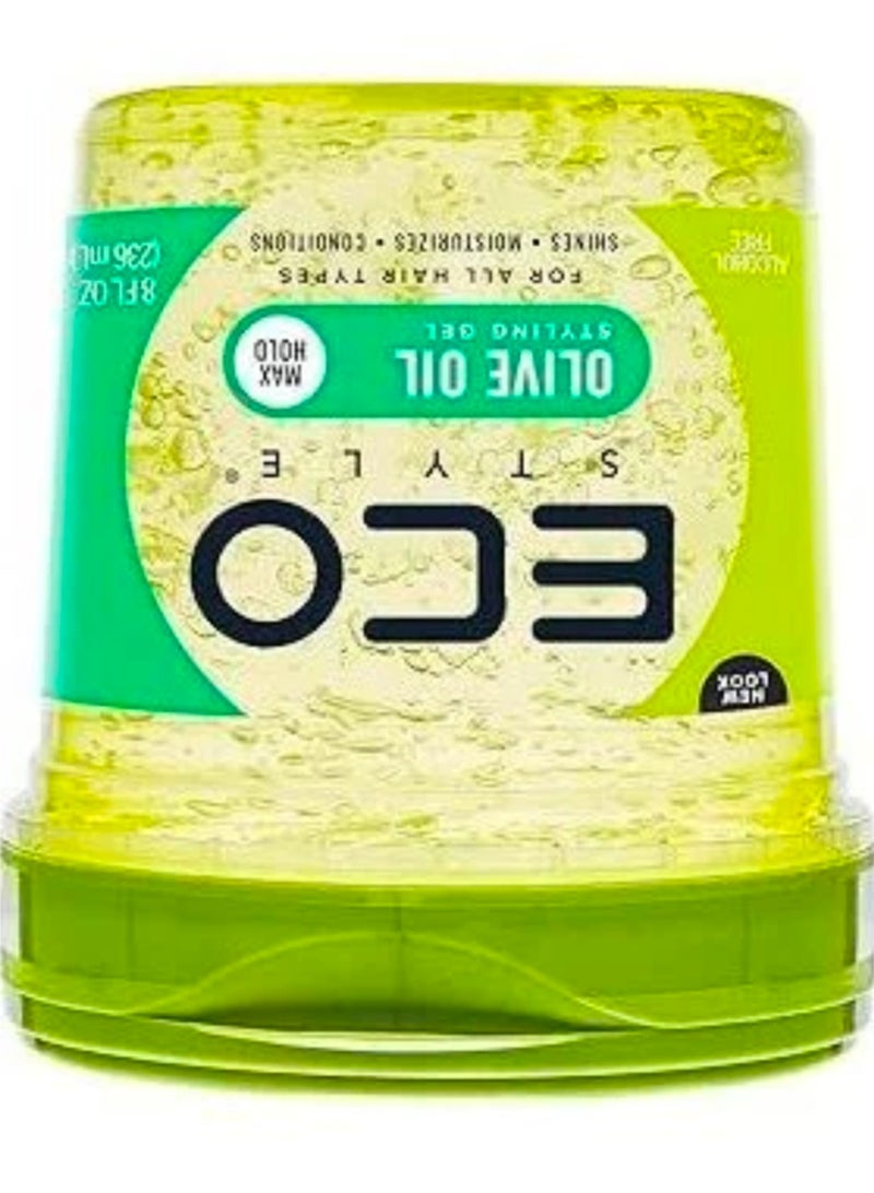 Eco Style Olive Oil Hair Styling Gel 236ml - Image 2