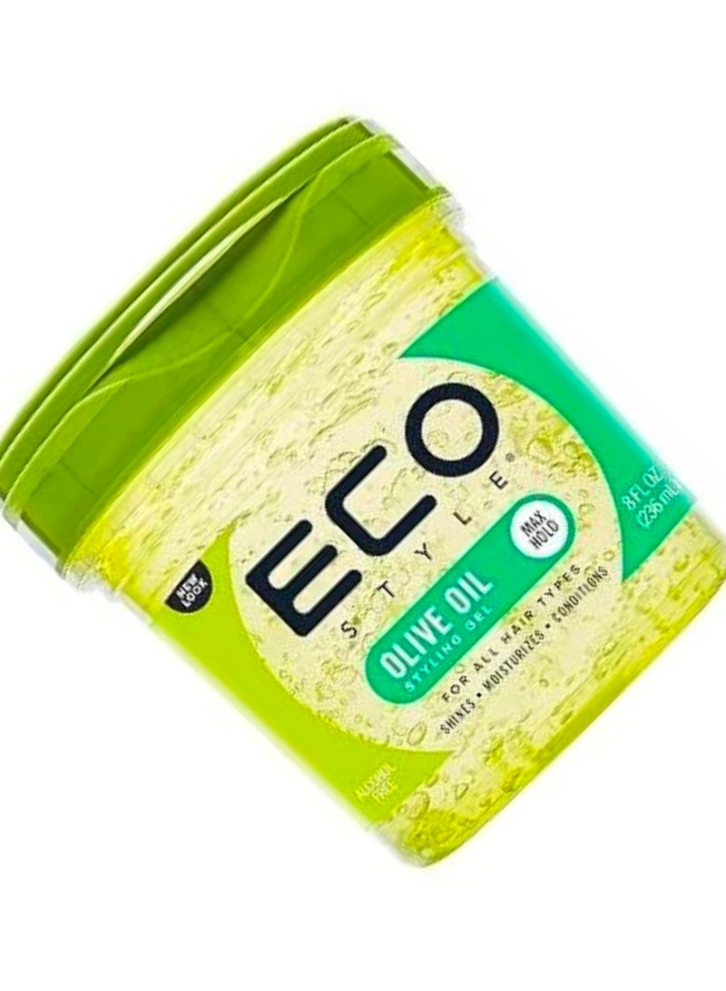 Eco Style Olive Oil Hair Styling Gel 236ml - Image 3