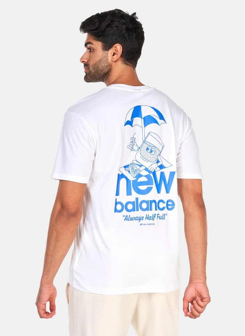 نيو بالانس Men's Essentials Always Half Full T-Shirt