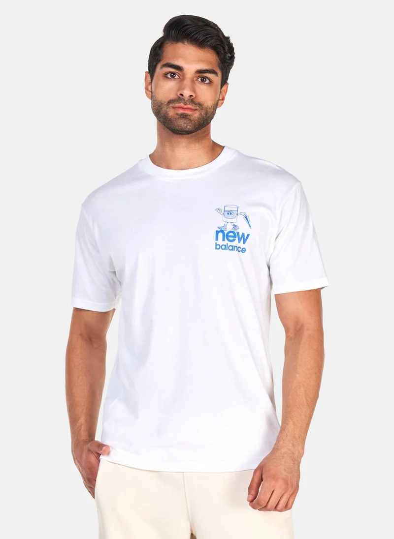 نيو بالانس Men's Essentials Always Half Full T-Shirt