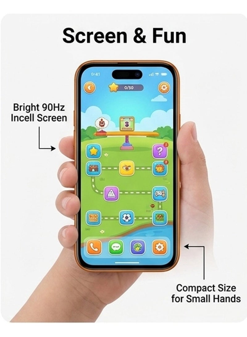 Umiio Mini Smartphone 5.6 Inch Incell Display Dual SIM 17 Pro Max Android Cell Phone Rear And Front Camera, Compact Small Size Android Dual SIM Wi-Fi GPS Supported Small Mobile Phone - Blue - Image 4