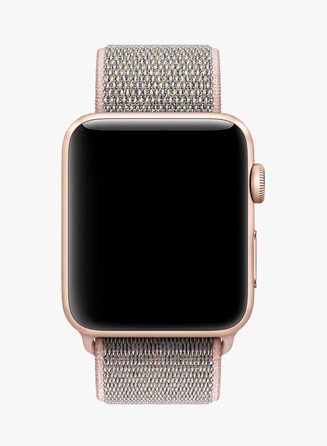 بيوينتي حزام بديل نايلون لساعه آبل - 42 مم رمل وردي - Image 3