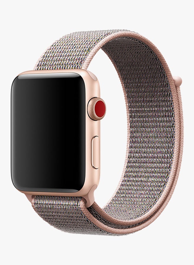 بيوينتي حزام بديل نايلون لساعه آبل - 42 مم رمل وردي - Image 2