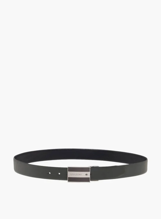 DUCHINI Solid Belt with Auto Lock Buckle Closure