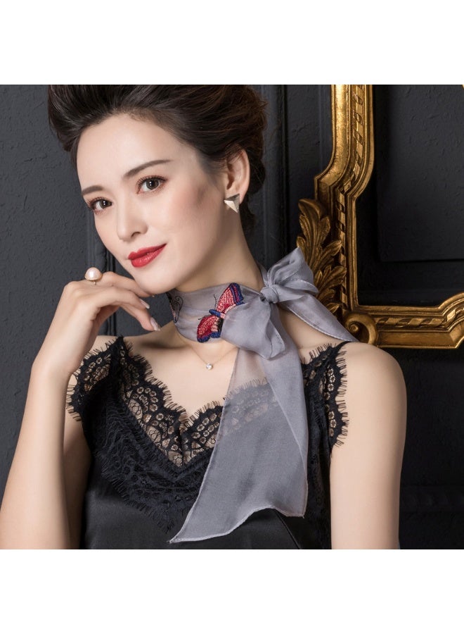 KUYING New Fashion Rectangular Silk Scarf 135-175CM