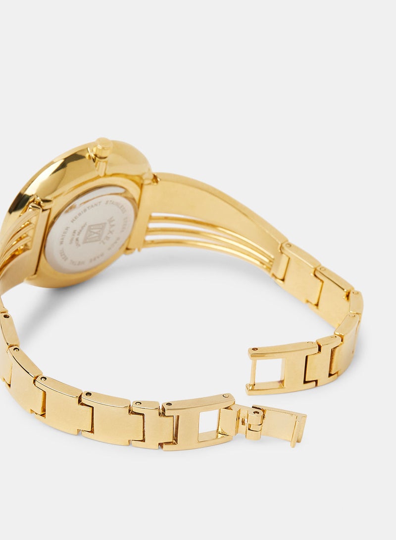 Maxel Women's Quartz Waterproof Analog Wrist Watch MX329 - 28mm - Image 3