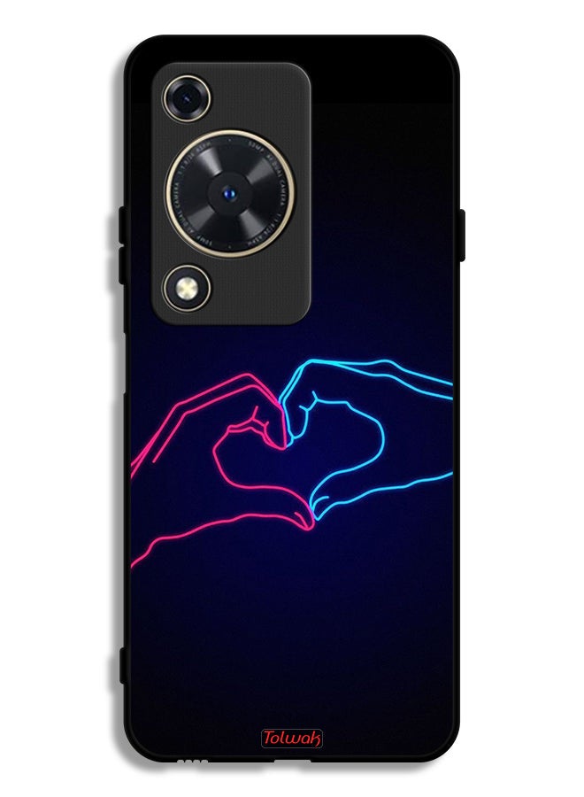 Tolwak Huawei Nova Y63 Protective Case Cover Touching Hand Making Heart