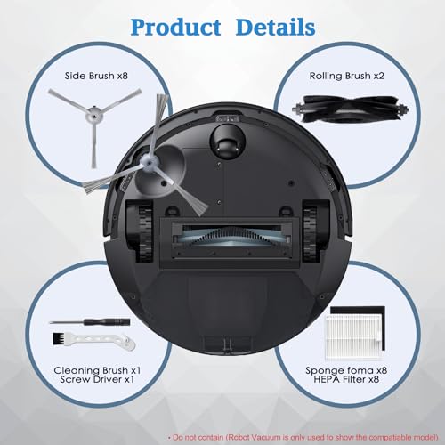 CHIKIXSON Replacement Parts for eufy L60 & L50 Series Robotic Vacuum Cleaner - Quality Accessories for Better Cleaning Performance - Image 5