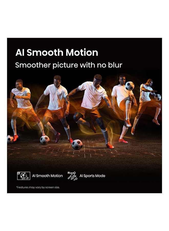 هايسنس تلفاز سمارت 58 بوصة من هايسنس UHD 4K E6Q - رؤية دولبي، معزز 4K بالذكاء الاصطناعي، ألعاب بدولبي، حركة سلسة مع MEMC، وضع الرياضة بالذكاء الاصطناعي، تحكم صوتي، مشاركة إلى التلفاز، يوتيوب، نتفليكس، ديزني+، شاهد 58E6Q (نسخة الإمارات 2025) - Image 5
