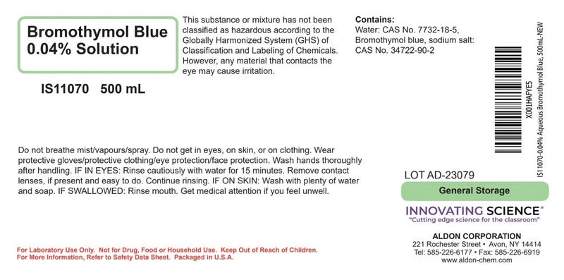 ALDON 0.04% Aqueous Bromothymol Blue, 500mL - The Curated Chemical Collection by Innovating Science - Image 2