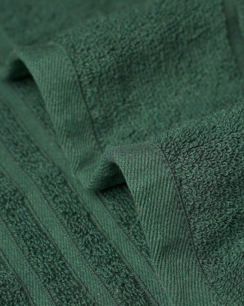 MERARO Cotton Towels | Large Size Bath Towel for Home Salon Spa Gym Beach- Soft & Absorbent | 500 GSM | 1 Piece Towel for Men/Women | Urban Comfort | 76cm x 153cm (Green) - Image 1