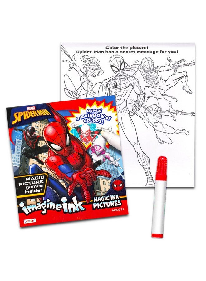 Bendon Bulk Imagine Ink Coloring Book Set for Boys - Bundle with 6 No Mess Coloring Books, Rex-Man Stickers and Door Hanger (Featuring Sonic, Monster Jam, Mickey Mouse, Spidey, Cars, and Bluey) - Image 2