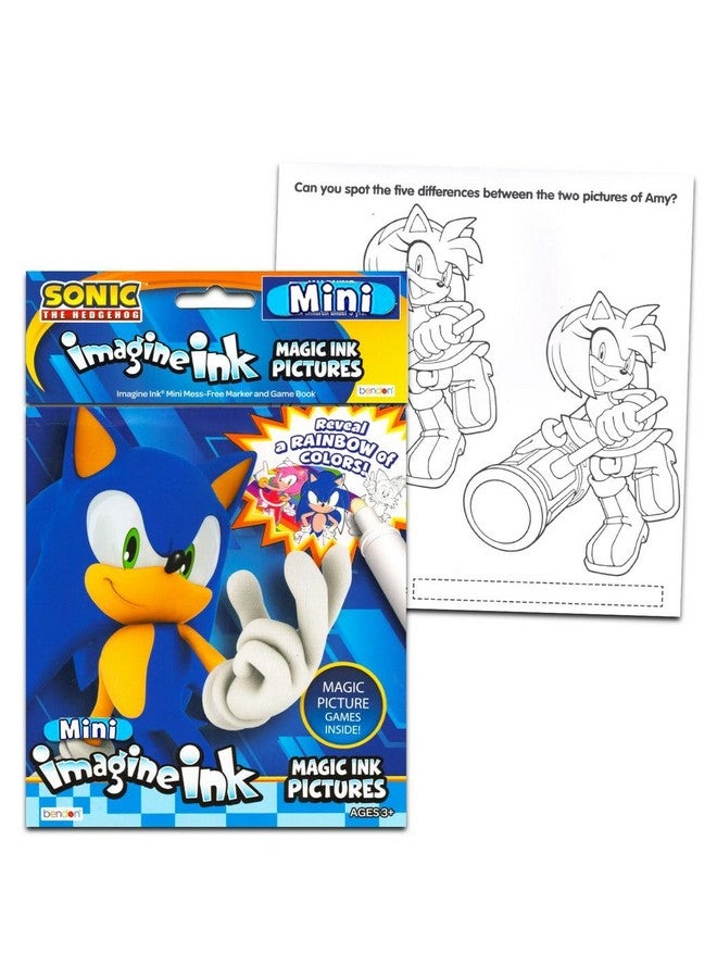 Bendon Bulk Imagine Ink Coloring Book Set for Boys - Bundle with 6 No Mess Coloring Books, Rex-Man Stickers and Door Hanger (Featuring Sonic, Monster Jam, Mickey Mouse, Spidey, Cars, and Bluey) - Image 5