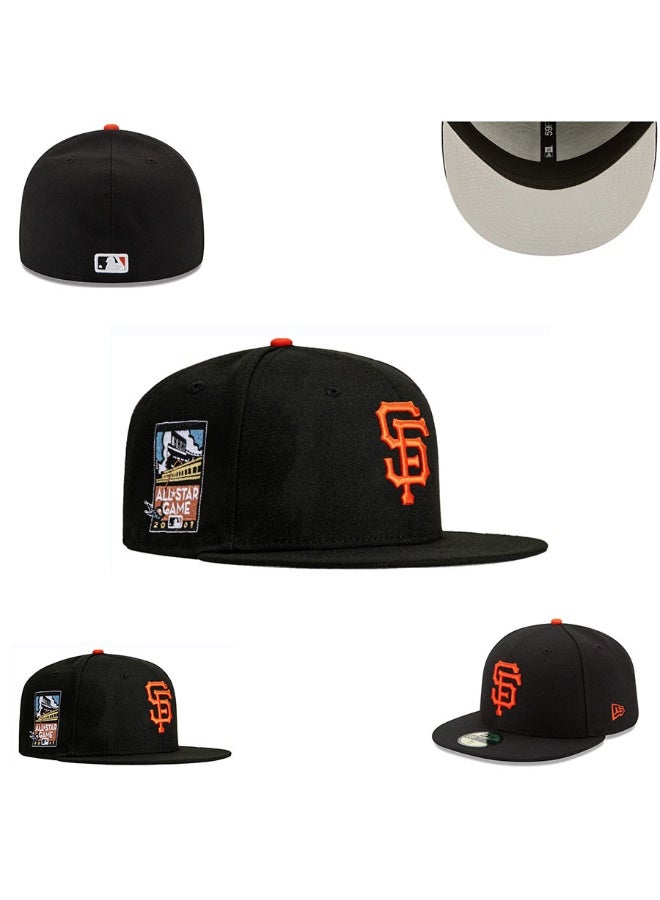 NEW ERA San Francisco Giants 2007 All-Star Game Black Suede Fitted Cap – Limited Edition MLB Collectible 615SIZE