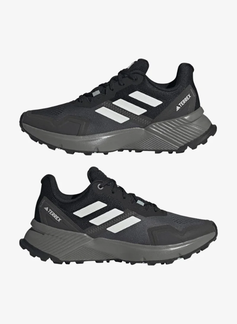 اديداس حذاء تيريـكس سول سترايد دبليو دبليو للجري على الدروب للنساء أسود