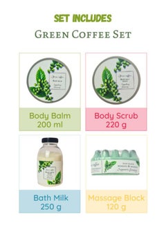 Green Coffee Slimming Bath Milk, Body Balm, Body Scrub & Massage Block Gift Set, Set of 4 - pzsku/Z177C73F5EC2EC394BBE8Z/45/_/1728888322/7d2cc94e-1aa7-4607-84cd-69f6b5326aea