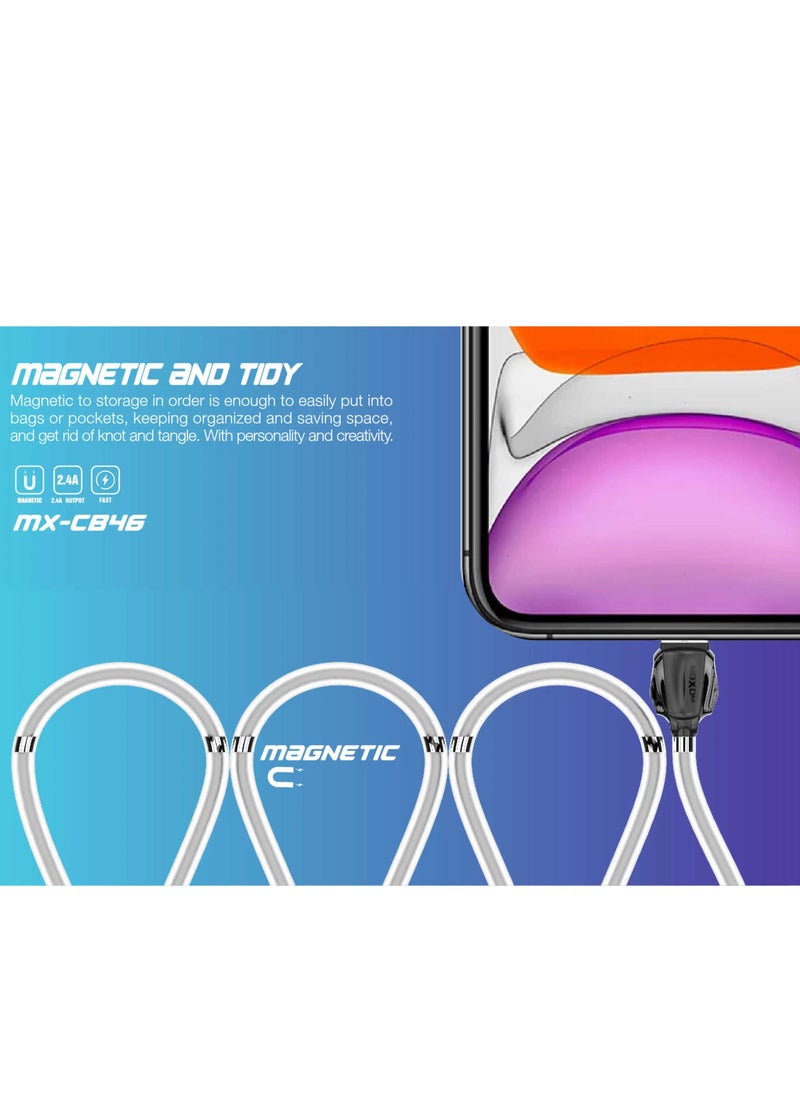 MOXOM - Moxom MX-CB46 Magnetic Charging Cable Micro - Image 1
