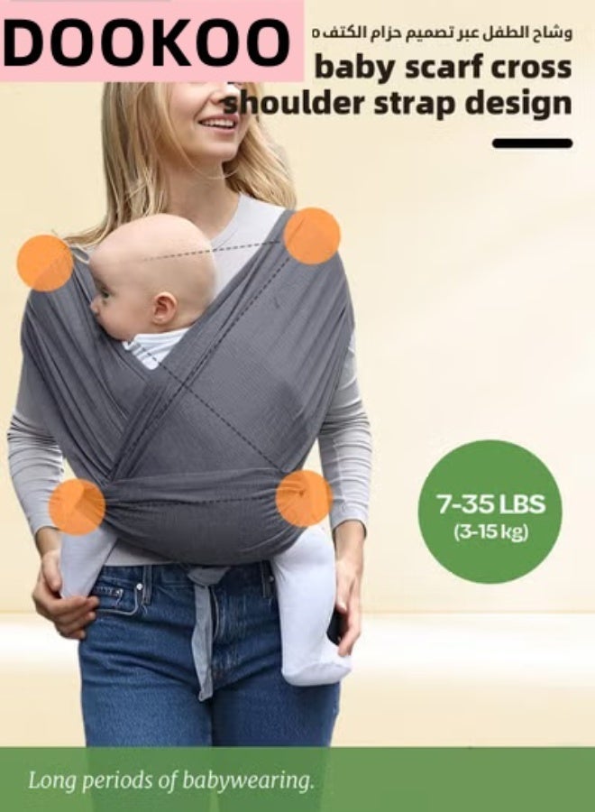 دوكو تصميم ظهر فريد من نوعه: تستخدم حاملة الطفل تصميم ظهر مبتكر على شكل حرف X يوزع الوزن بالتساوي، ويسمح حزام المشي للوالدين بتعديل مركز ثقل الطفل أثناء تعلمه المشي، مما يوفر راحة لا مثيل لها لكليهما. - Image 3
