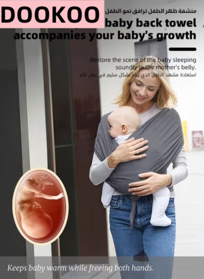 دوكو تصميم ظهر فريد من نوعه: تستخدم حاملة الطفل تصميم ظهر مبتكر على شكل حرف X يوزع الوزن بالتساوي، ويسمح حزام المشي للوالدين بتعديل مركز ثقل الطفل أثناء تعلمه المشي، مما يوفر راحة لا مثيل لها لكليهما. - Image 2