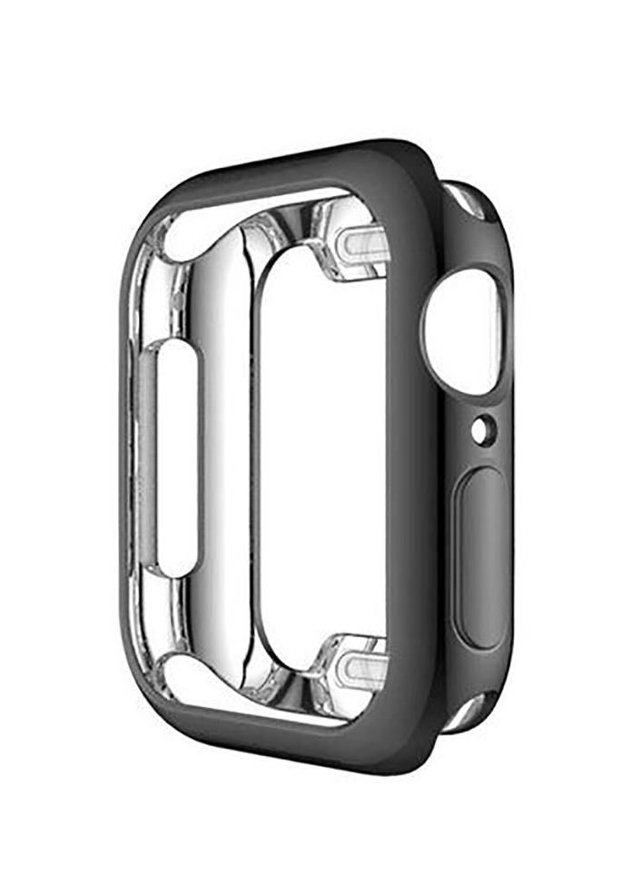 Silicon Cover For Apple Watch Series 7 41mm - Black - Image 1