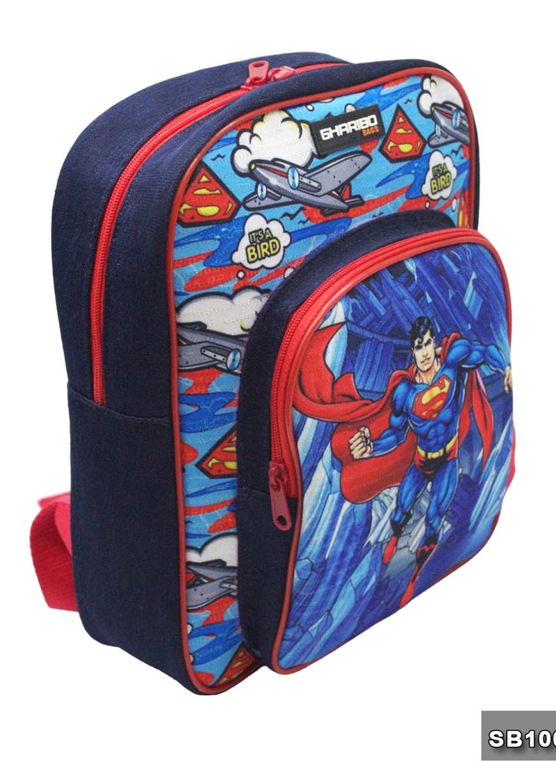 Gharibo Bags - School backpack Size 13 SuperMan - Image 1